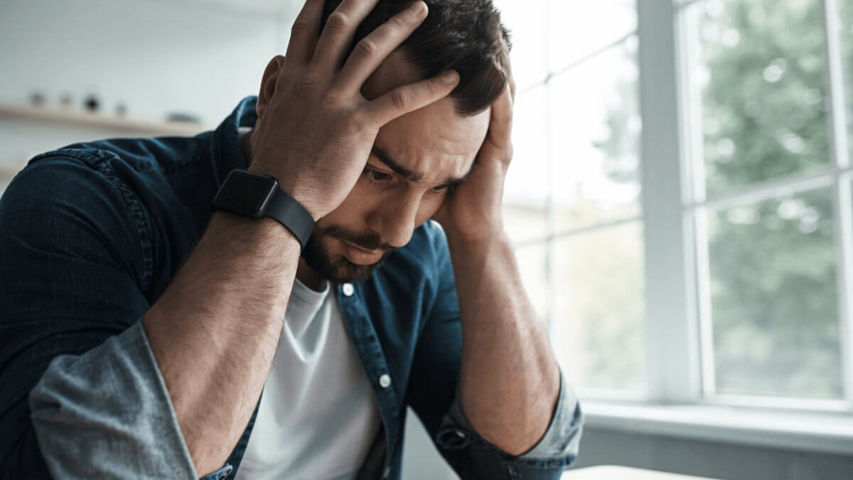 Treatment for Agoraphobia Man working through agoraphobia symptoms with a therapist in Baltimore